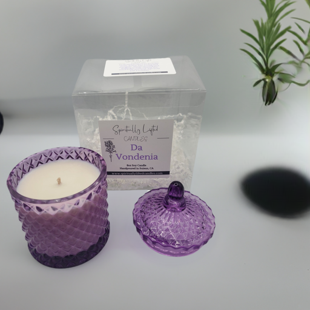 Da Vondenia Soy Candle (Purple Vessel)